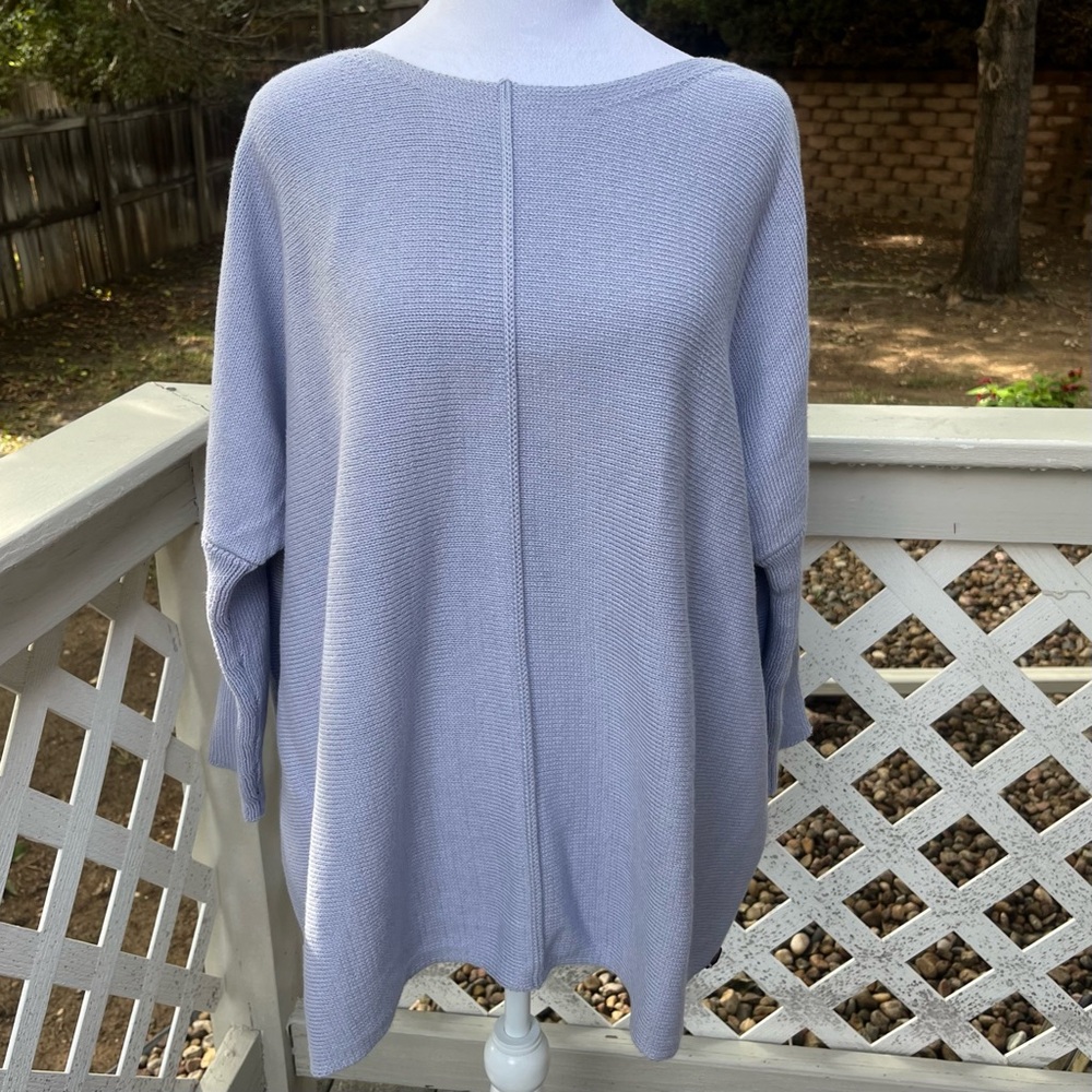 Shannon PasseroCanada Gemma Rejuvenate Pullover Medium Lavender Cotton Lagenlook - Picture 1 of 11